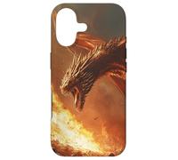 Dragon Inferno The Wrath of the Fiery Fire Medieval Fantasy Case for iPhone 17