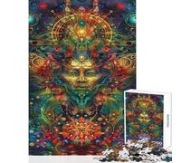 Dragon Island Jigsaw Puzzles 1000 Pieces for Adults Peaceful Calm Stress Relief Mindful Peaceful Leisure Game (38X26cm)
