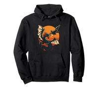 Dragon Jet Fighter Epic Battle Fantasy Pullover Hoodie