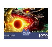 Dragon Jigsaw Puzzle Made for Balanced Mental Challenges, Presenting Fantasy through A Smooth Logical Structure That Rewards Time And Attention 38x26cm/1000pcs