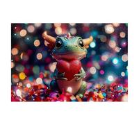 Dragon Jigsaw Puzzles for Adults 1000 Piece Jigsaw Puzzles for Adults Heart 75x50cm, Classic Educational Games Decompression, Challenging Game for Families Beautiful Home Wall Decor Gifts for Men H-71