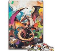 Dragon Jigsaw Puzzles for Adults 1000 Pieces, Suitable for Ages 14 And Up Improve Memory Gifts Ideas 26x38cm