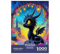 Dragon Jigsaw Puzzles Puzzle for Adults Kids. 1000 Piece Mysterious creatures Impossible Challenge Toy Educational Games Home Decoration for Educational Games Gifts 70x50cm/1000pcs