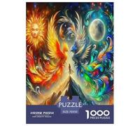 Dragon Jigsaw Puzzles Puzzle for Adults Kids. 1000 Pieces Mysterious creatures Impossible Challenge Toy Educational Game Home Decoration for Educational Games Gifts 70x50cm/1000pcs