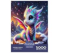 Dragon Jigsaw Puzzles Puzzles for Adults Kids. 1000 Piece Mysterious creatures Impossible Challenge Toy Educational Games Home Decoration for Educational Games Gifts 70x50cm/1000pcs