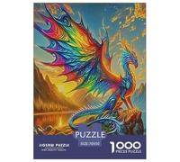 Dragon Jigsaw Puzzles Puzzles for Adults Kids. 1000 Piece Mysterious creatures Impossible Challenge Toy Educational Games Home Decoration for Adults& Kids Age 14 Years Up 70x50cm/1000pcs