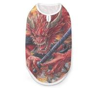 Dragon Jujutsu Warriors Dog And Cat Clothes Pet Summer Sleeveless T Shirt Basic Vest M