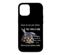 Dragon Just So We Are Clear This Yarn Is Mine Funny Knitting Case for iPhone 12/12 Pro