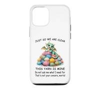 Dragon Just So We Are Clear This Yarn Is Mine Funny Knitting Case for iPhone 12/12 Pro