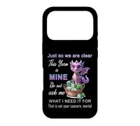 Dragon Just So We Are Clear This Yarn Is Mine Funny Knitting Case for iPhone 17 Pro