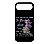 Dragon Just So We Are Clear This Yarn Is Mine Funny Knitting Case for iPhone Air
