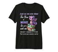 Dragon Just So We are Clear This Yarn is Mine Funny Knitting Premium T-Shirt