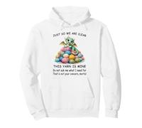 Dragon Just So We Are Clear This Yarn Is Mine Funny Knitting Pullover Hoodie