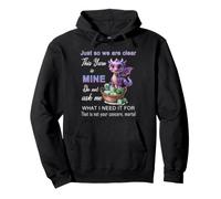Dragon Just So We Are Clear This Yarn Is Mine Funny Knitting Pullover Hoodie