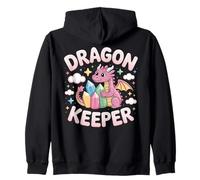 Dragon Keeper Fantasy Crystals Magical Zip Hoodie