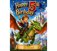 Dragon Kids 5th Birthday Card for Brother