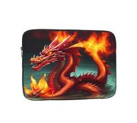 Dragon King in Fire Shockproof Laptop Sleeve Water Repellent Notebook Case Slim Protective Cover for 10 12 13 15 17 Inch Tablets