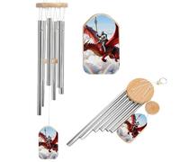 Dragon Knight Legend Wind Chimes for Outside Memorial Tuned Outdoor Windchimes Large Garden Decor Wind Chime with Melodious Sound for Mom Dad Grandma Home Garden Patio Decor