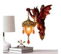 Dragon Lamp - Gothic Decorative Lamp Room Decor - Wall Mount Light,for Bedroom Dorm Kitchen Office Birthday Christmas Halloween