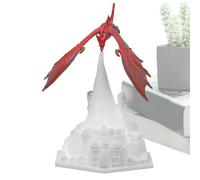 Dragon Lamps for Adults,1000mAh Table Lamp Small Night Light - LED Moon Light, Fire Breathing Dragon Lamp, Kids Nightlight for Boys Girls Bedroom