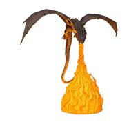 Dragon Lamps Warm Ambient Glow Ancient Animal Sculpture