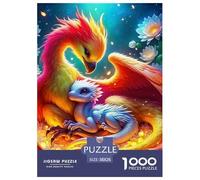 Dragon Leisure Jigsaw Puzzle Created for Steady Problem Solving, Featuring Fantasy And Delivering A Composed Enjoyable Assembly Experience 38x26cm/1000pcs