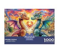Dragon LoveHerculean Jigsaw Puzzles for Adults A 1000-Piece (Advanced) Epic of Impossible, Hard, And Difficult Challenging Puzzle Games - The Supreme Gift for Puzzle-Loving Adults And Kids Age 12 Yea