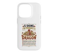 Dragon Lover Cute Funny Book Dragon Fantasy Case for iPhone 14 Pro