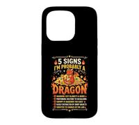 Dragon Lover Cute Funny Book Dragon Fantasy Case for iPhone 15 Pro