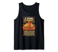 Dragon Lover Cute Funny Book Dragon Fantasy Tank Top