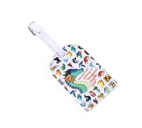 Dragon Luggage Tags for Suitcases We are Not Calling It Magical Death Spit Travel Bag Labels Dragon Book Lover Reader (Death Spit Tag)