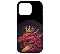 Dragon Majesty with Crown for Myth Lovers Case for iPhone 16 Pro