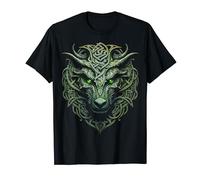 Dragon Mandala Animal Art Sculpture Graphic Dragon T-Shirt