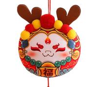 Dragon Mascot Plush Ornament - Lucky Dragon Stuffed Animal Pendant for 2024 Chinese New Year, New Year Decoration