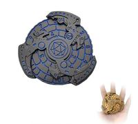 Dragon Metal DND Würfel - 7-in-1 Dice Spinner, Game Gift Box with Dungeon and Dragon, RPG Role Playing Desktop Game Gift (Pearl Spear Blue)