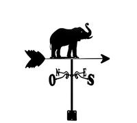 Dragon Metal Weather Vane Garden Mount Yard Stake, Stainless Steel Weathervane Farm Durable Scene, Hollow Carved Design Stainless Steel Wind Direction Indicator