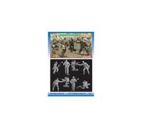 Dragon Models Italian Paratroopers Anzio 1944 Building Kit, Set of 4, 1/35-Scale