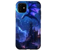 Dragon Moonlit Castle Fantasy Case for iPhone 11