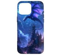 Dragon Moonlit Castle Fantasy Case for iPhone 16 Pro Max