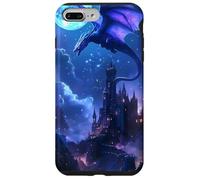 Dragon Moonlit Castle Fantasy Case for iPhone 7 Plus/8 Plus