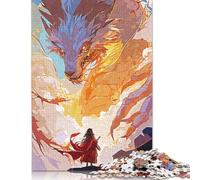 Dragon Mystic Jigsaw Puzzles for Adults 1000 Piece Family Gathering Puzzle DIY 1000 Piece Puzzle Game 1000pcs (75x50cm)