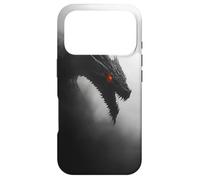 Dragon - Mystical Black and White Emerging from the Mist Case for iPhone 17 Pro
