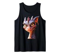 Dragon Mythical Creature I Love Dragons Funny Dragon Tank Top