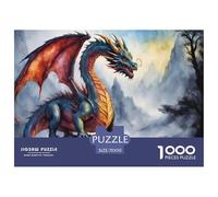 Dragon Mythical Creatures Jigsaw Puzzles for Adults Interesting Puzzles 1000 Jigsaws Impossible Puzzle for Adults Gifts 70x50cm/1000pcs