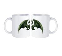 Dragon Mythology Mythical Creature White Coffee Mug Stylish Ceramic Cups 330ml Funny Gift for Women Men