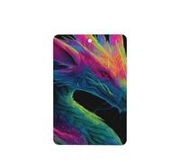 Dragon Neon Gradients Surreal Car Air Fresheners 4 Pcs Hanging Scented Cards Fragrance Scented Cards For Car Aromatherapy Tablets