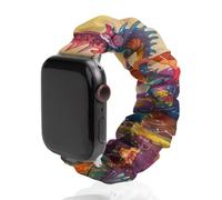 Dragon Neverland Scrunchies Watch Band Compatible with IWacth Series Replacement Strap 42mm/44mm