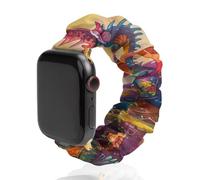 Dragon Neverland Scrunchies Watch Band Compatible with IWacth Series Replacement Strap 42mm/44mm