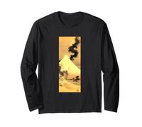 Dragon of Smoke Escaping Mount Fuji by Katsushika Hokusai Long Sleeve T-Shirt