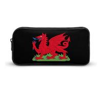 Dragon of Wales Pencil Case Large Capacity Pen Pouch Office Supplies Organizer Portable Makeup Bag for Travel